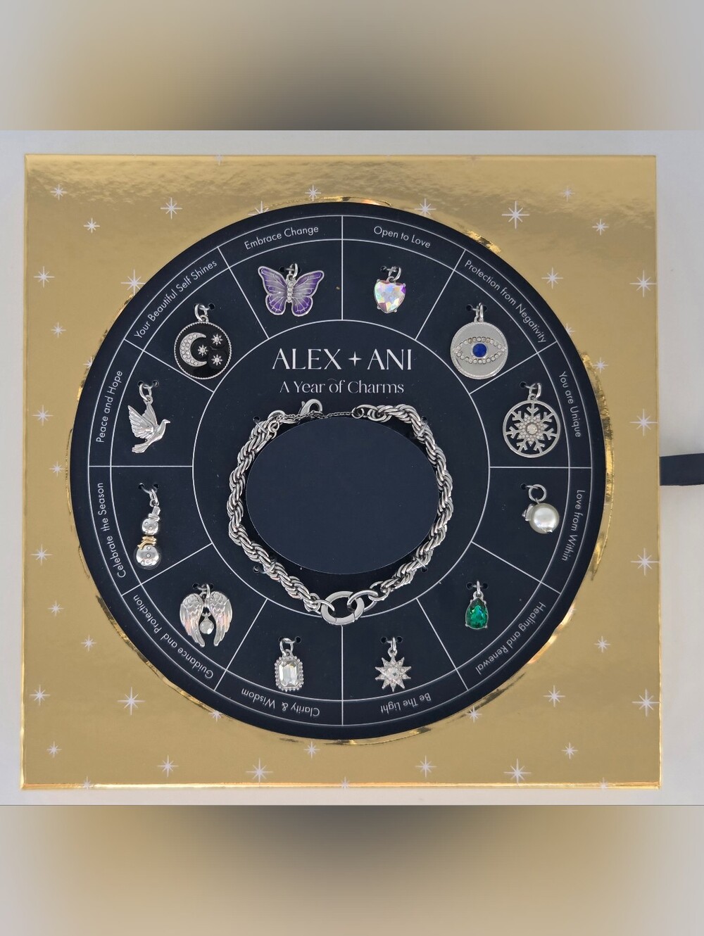 Alex + Ani 'A Year Of Charms' Bracelet Set
